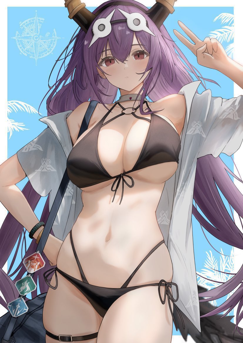 typhon (arknights) drawn by sora_mame_(princess_0sora)