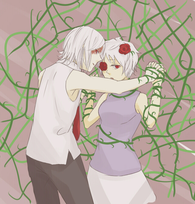 sabitsuki and kaibutsu (.flow) drawn by kamina_oct_(kanna111)