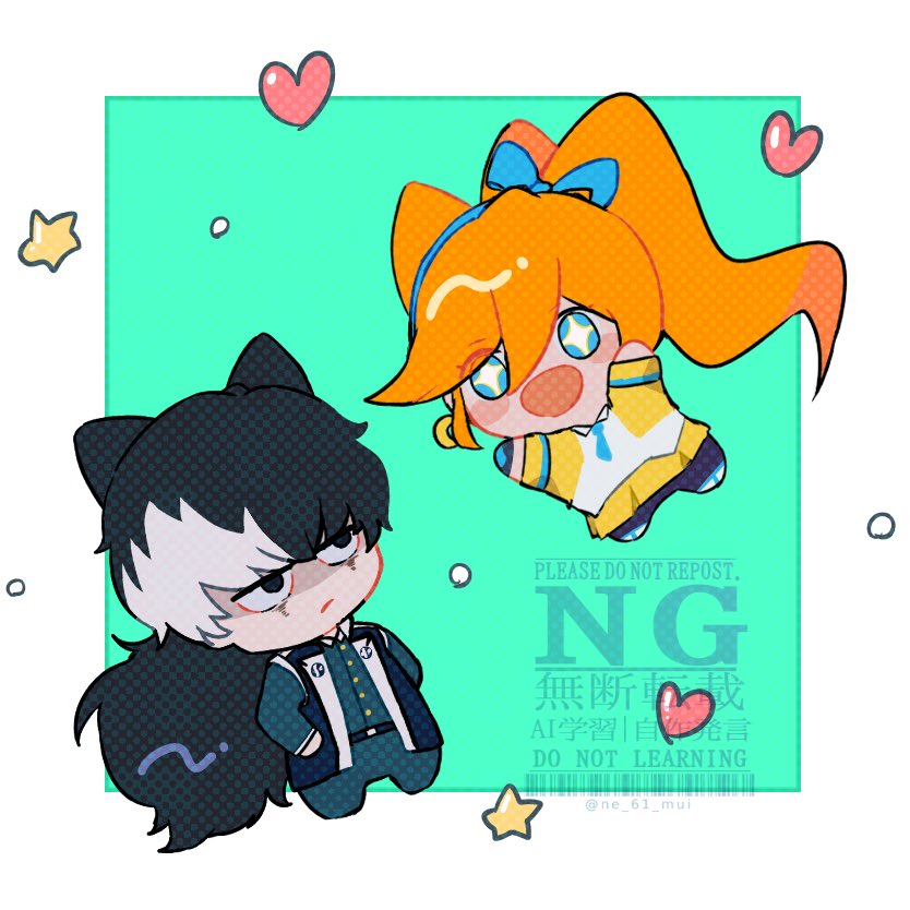 athena cykes and simon blackquill (ace attorney) drawn by nemui61