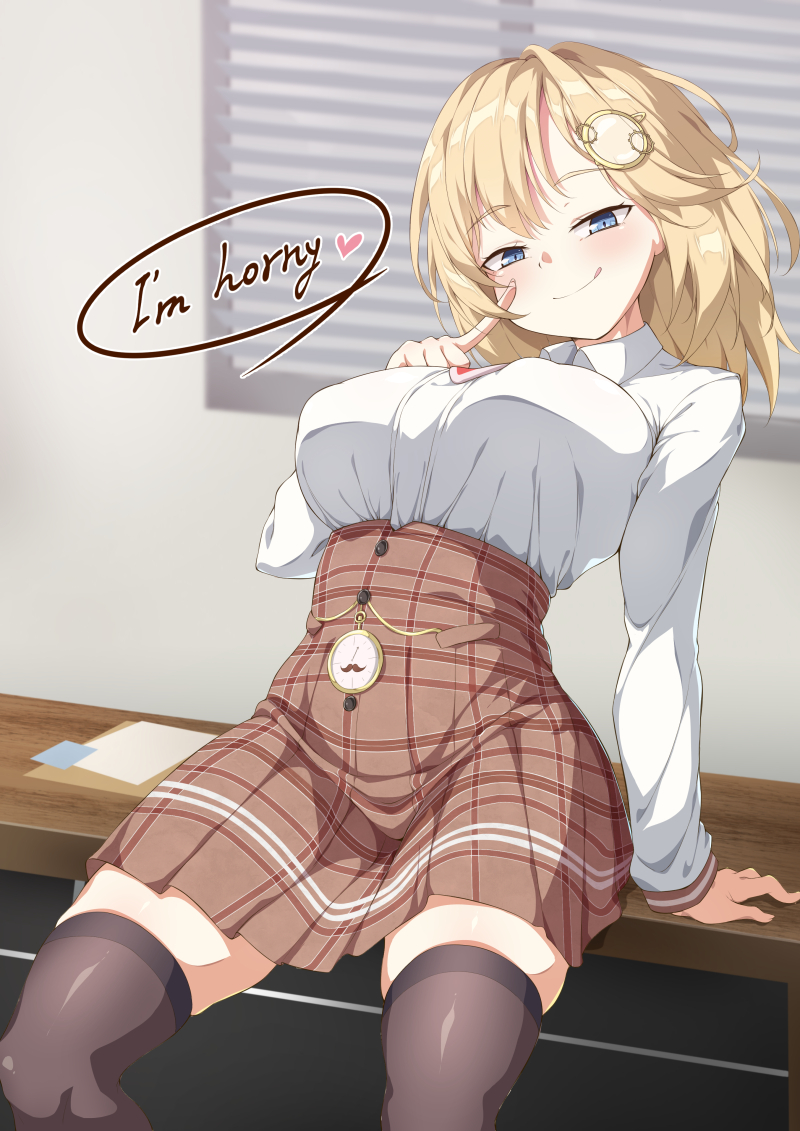 watson amelia (hololive and 1 more) drawn by hanuma_hanma