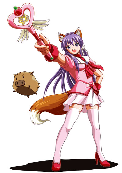 fujibayashi kyou and botan (clannad) drawn by naka_noboru