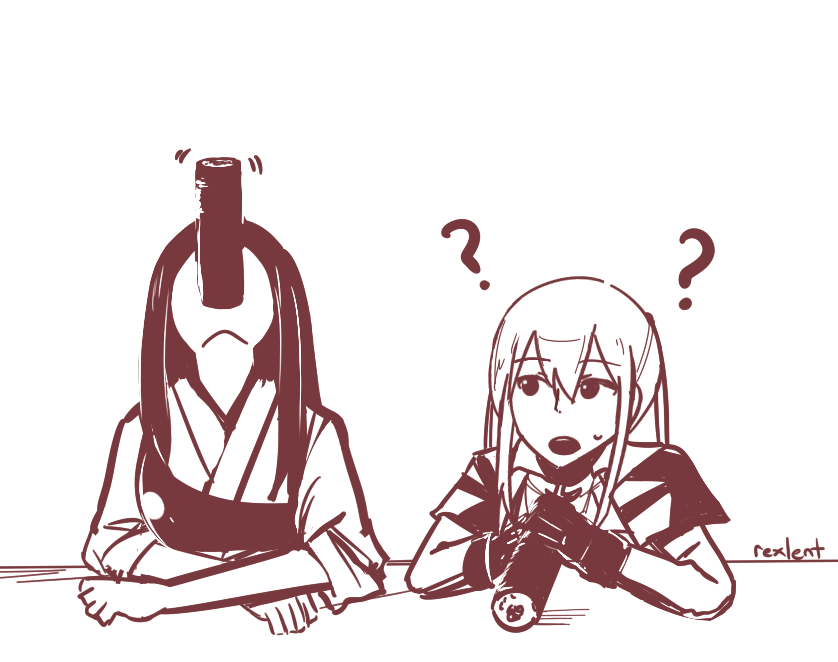 akagi and graf zeppelin (kantai collection) drawn by rexlent