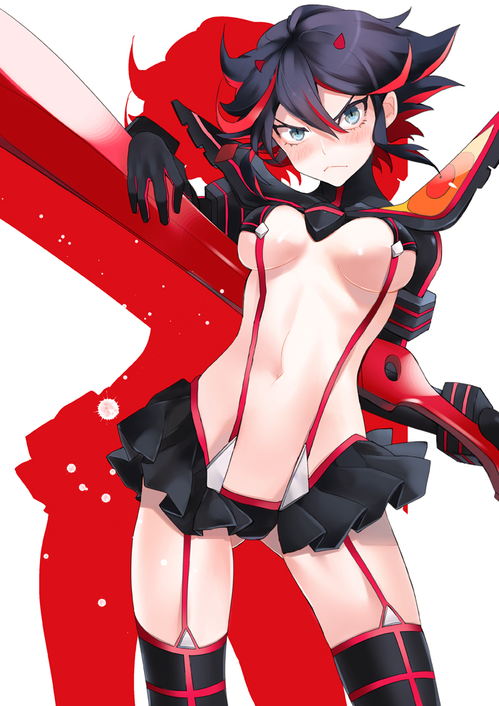 matoi ryuuko and senketsu (kill la kill) drawn by potti-p