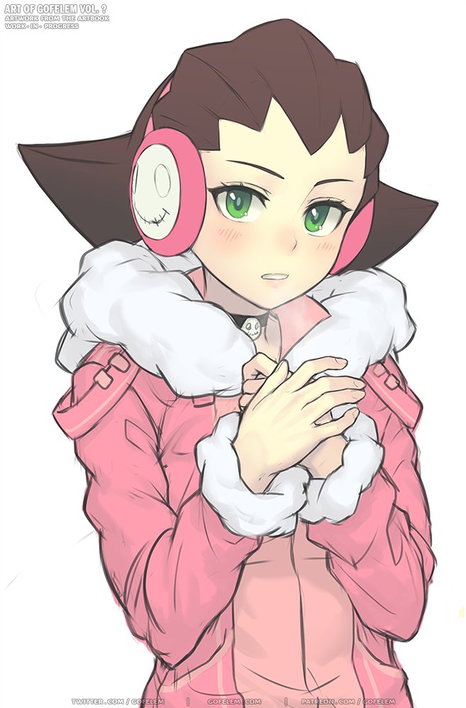 tron bonne (mega man and 1 more) drawn by gofelem