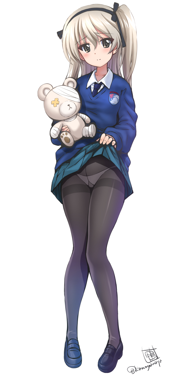shimada arisu (girls und panzer) drawn by kamogawa_tanuki