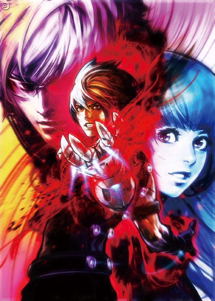 kula diamond, k', and nameless (the king of fighters and 1 more) drawn by hiroaki_(kof)