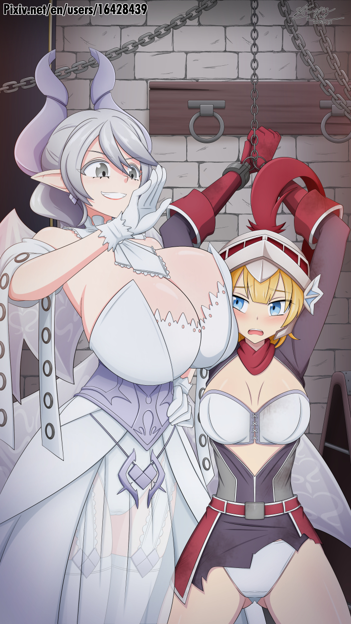 lovely labrynth of the silver castle and knight (yu-gi-oh!) drawn by luna_xd