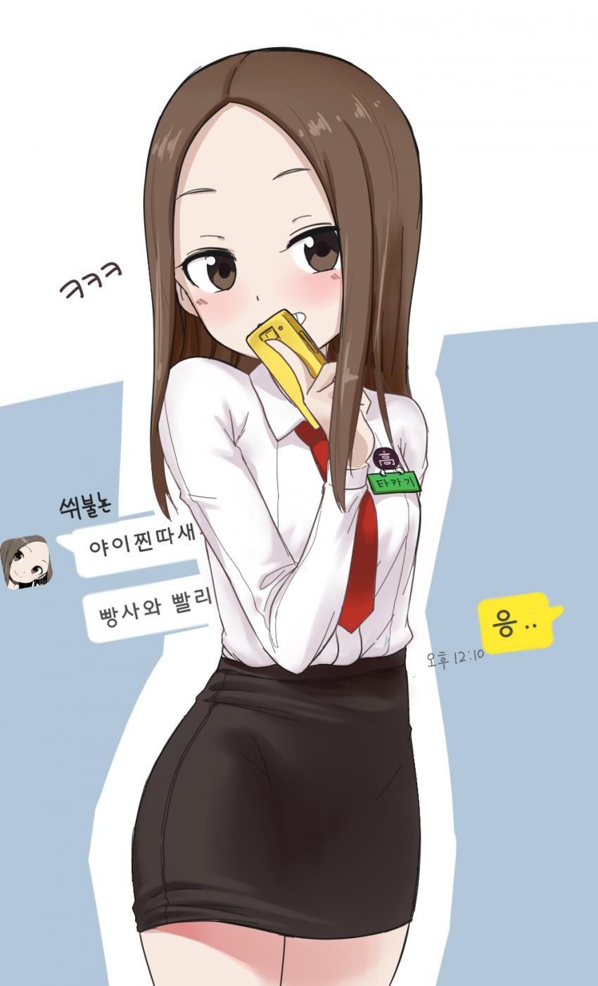 takagi-san (karakai jouzu no takagi-san) drawn by note2000