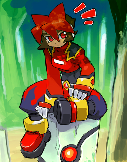 model w and atlas (mega man and 2 more) drawn by shigehiro_(hiroi_heya)