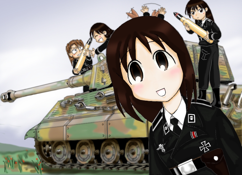 kasuga ayumu, sakaki, takino tomo, and mizuhara koyomi (azumanga daioh) drawn by kmeyerass