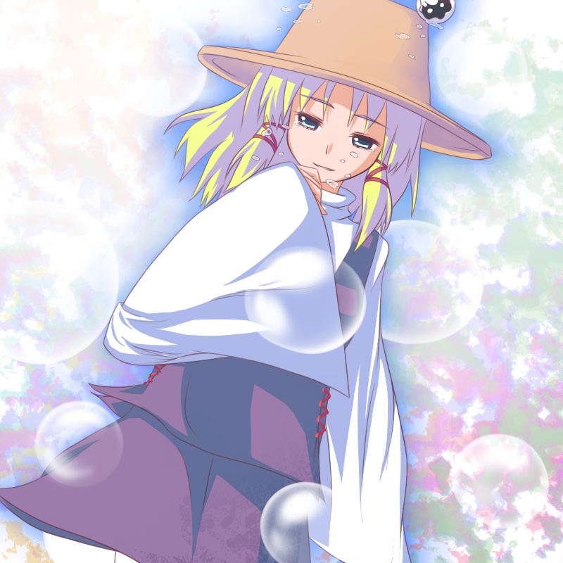 moriya suwako and pyonta (touhou) drawn by ibuki_notsu