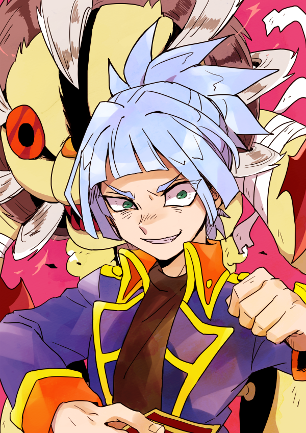 shiun'in sora and frightfur leo (yu-gi-oh! and 1 more) drawn by peko_(1082924)