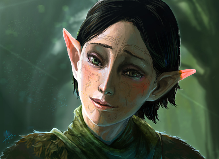merrill (dragon age and 1 more) drawn by maya_sawamura_anderson