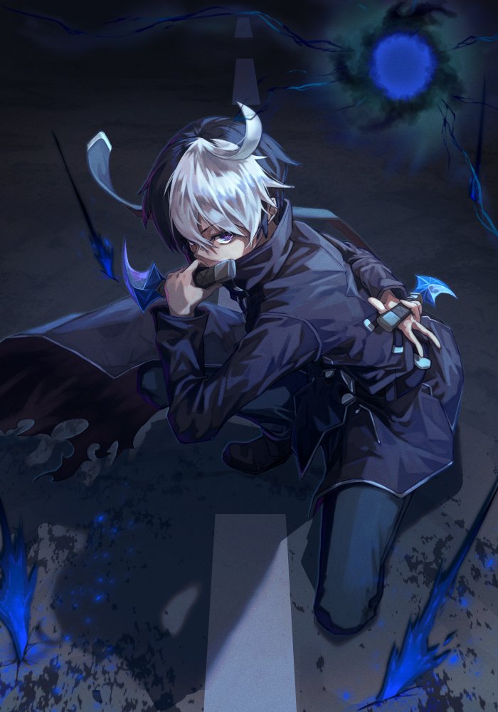 seth (under night in-birth) drawn by online_neet