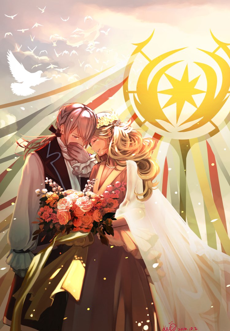 female corrin and jakob (fire emblem and 1 more) drawn by kero_sweet