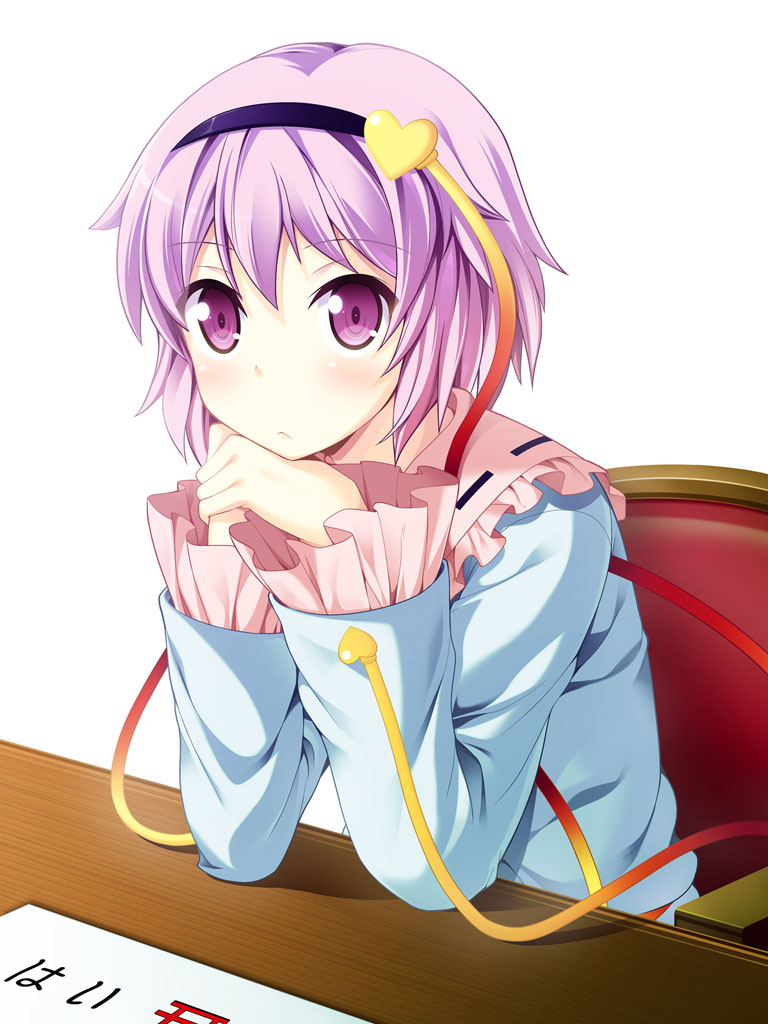komeiji satori (touhou) drawn by kumakichi_(kuma-ana)