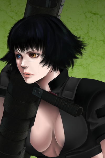 lady (devil may cry and 1 more) drawn by ryouko_(ddism)