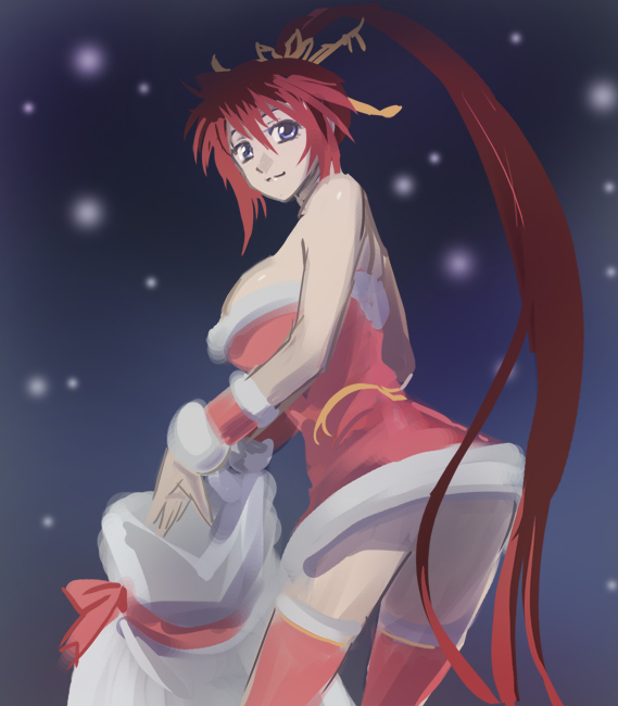 nanbu kaguya (super robot wars and 1 more) drawn by haruyama_kazunori