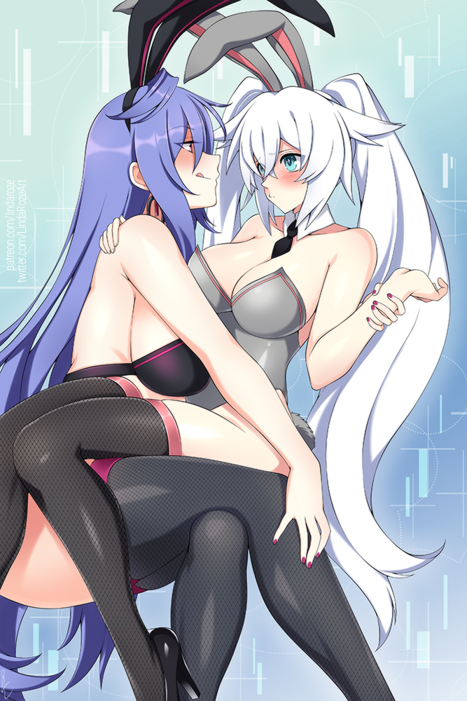 black heart and iris heart (neptune and 1 more) drawn by lindaroze