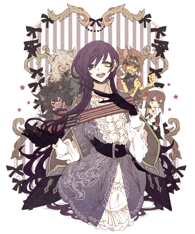 yue liang, aster, and rurufilia (pixiv fantasia and 1 more) drawn by tsumi_guilty