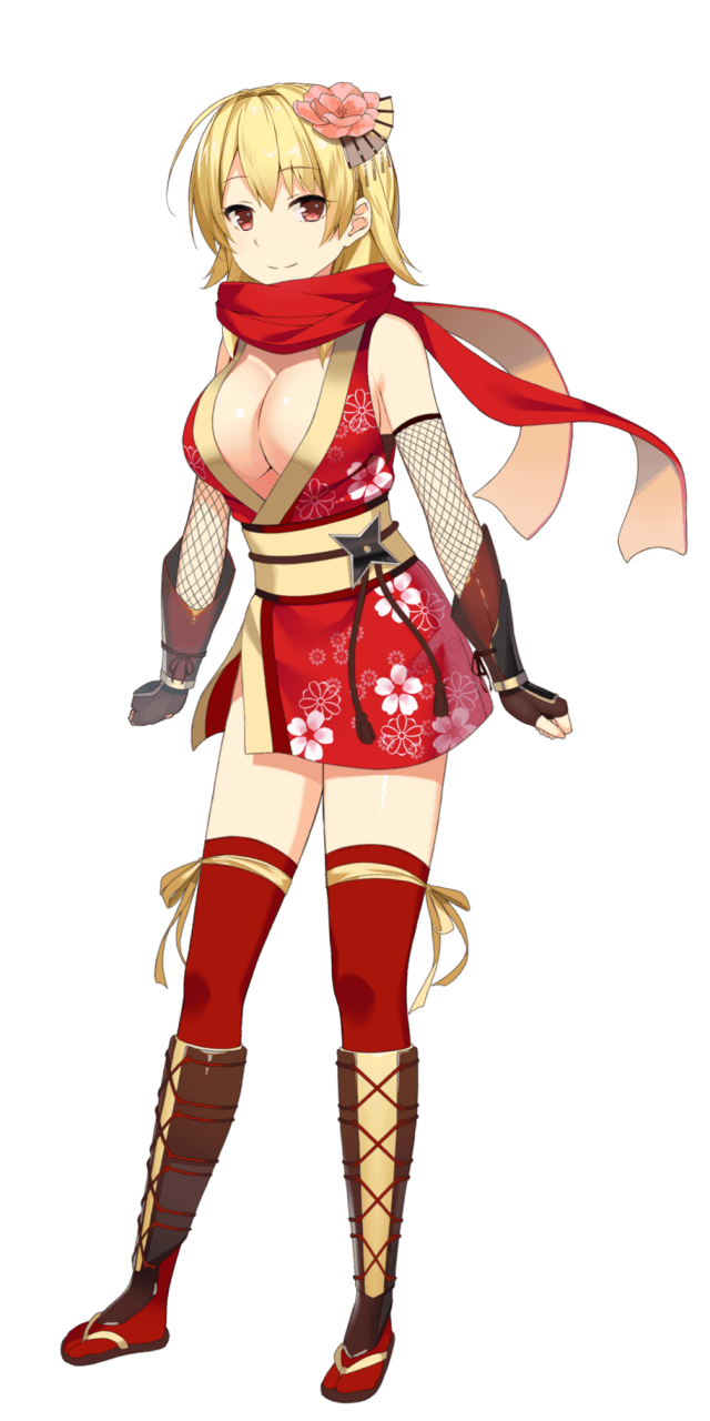 hanao akari (moe! ninja girls and 1 more)