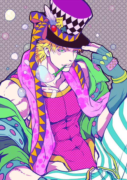 caesar anthonio zeppeli (jojo no kimyou na bouken and 1 more) drawn by jobo_(isi88)