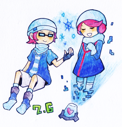 mzd and flow flow (bemani and 1 more) drawn by nngaan2y