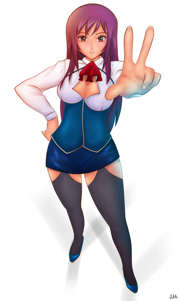 ichikawa aki (bible black and 1 more) drawn by khalitzburg_(user_2274420)