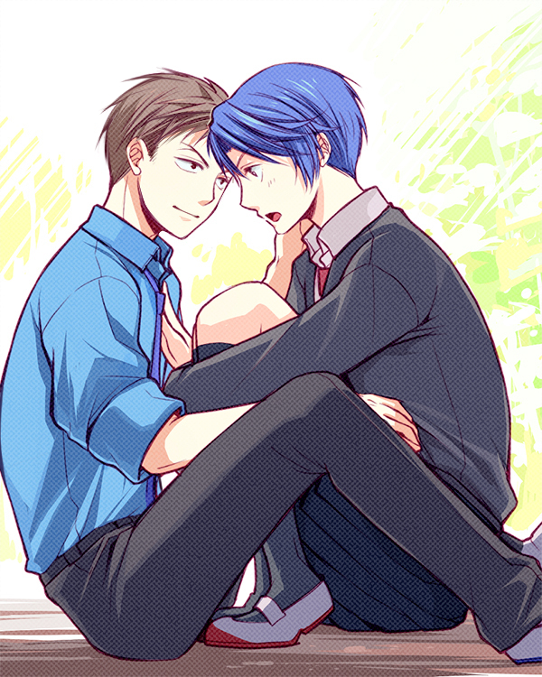 kashima yuu and hori masayuki (gekkan shoujo nozaki-kun) drawn by yuzuka_(pixiv12193841)