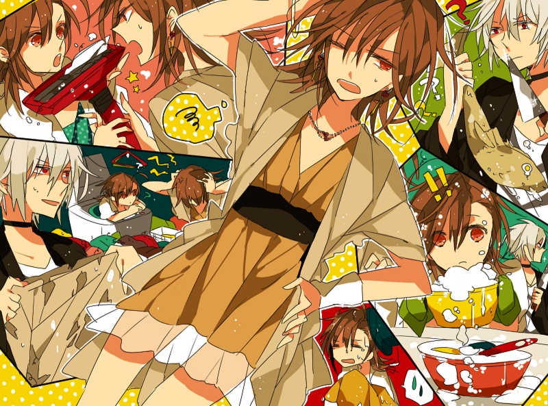 accelerator, last order, and misaka worst (toaru majutsu no index) drawn by akina422