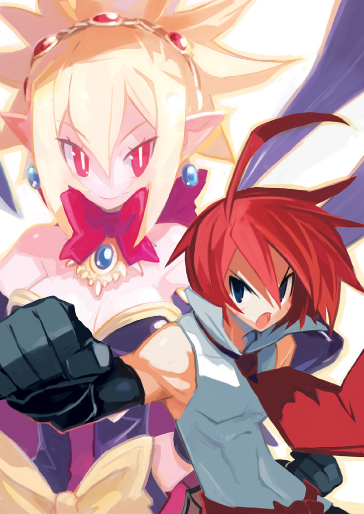 rozalin and adell (disgaea and 1 more) drawn by harada_takehito