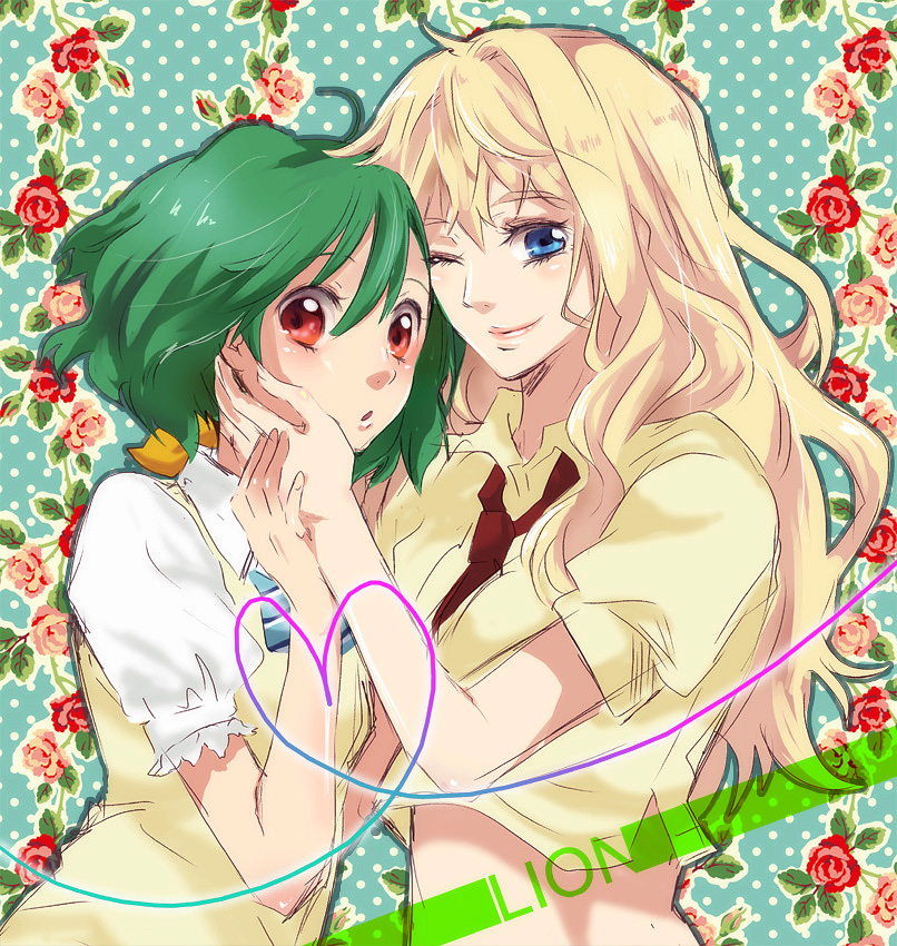 sheryl nome and ranka lee (macross and 1 more) drawn by gen_(enji)