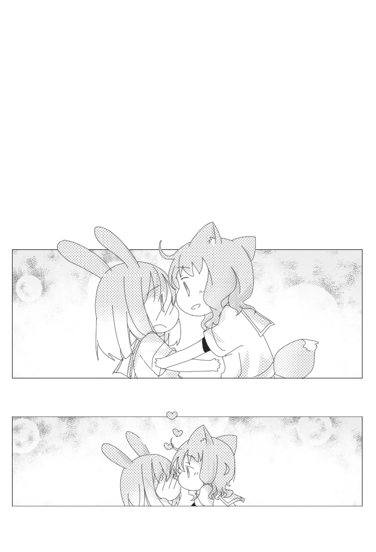 takei hisa and fukuji mihoko (saki) drawn by fud