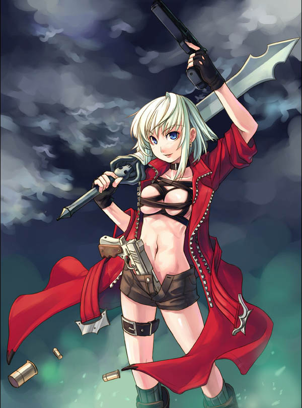 dante (devil may cry and 1 more) drawn by h2so4