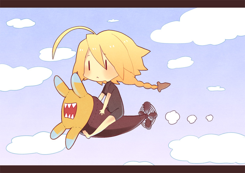 lambda-11 and tartar (blazblue and 1 more) drawn by yuya_(oshidori)