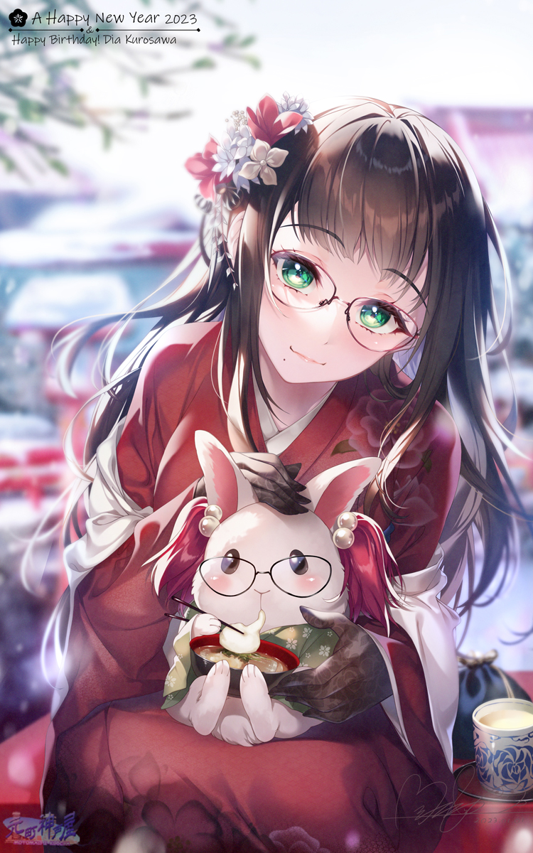 kurosawa dia (love live! and 1 more) drawn by hozumi_kaoru