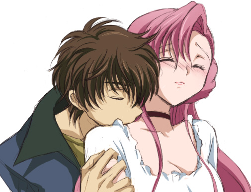 kururugi suzaku and euphemia li britannia (code geass) drawn by akina_tsukako