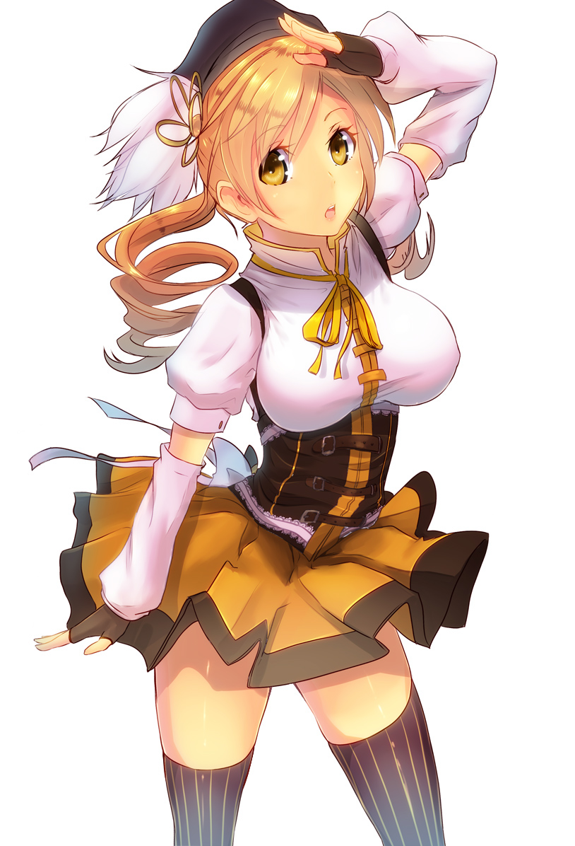 tomoe mami (mahou shoujo madoka magica) drawn by magister