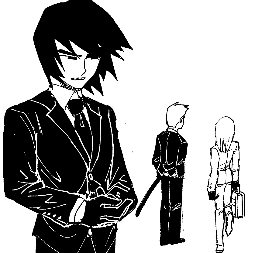mii gunner, mii brawler, and mii swordfighter (super smash bros.) drawn by dancho_no_mori