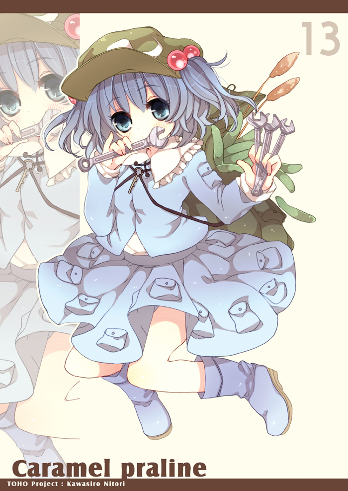 kawashiro nitori (touhou) drawn by moriyama_shijimi