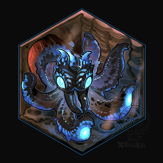 nu udra (monster hunter and 1 more) drawn by flaw_eight