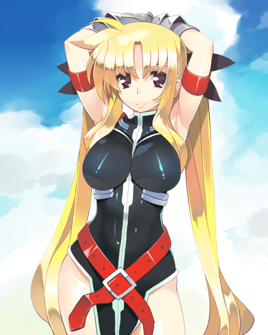 fate testarossa (lyrical nanoha and 2 more) drawn by ryuuta_(msxtr)