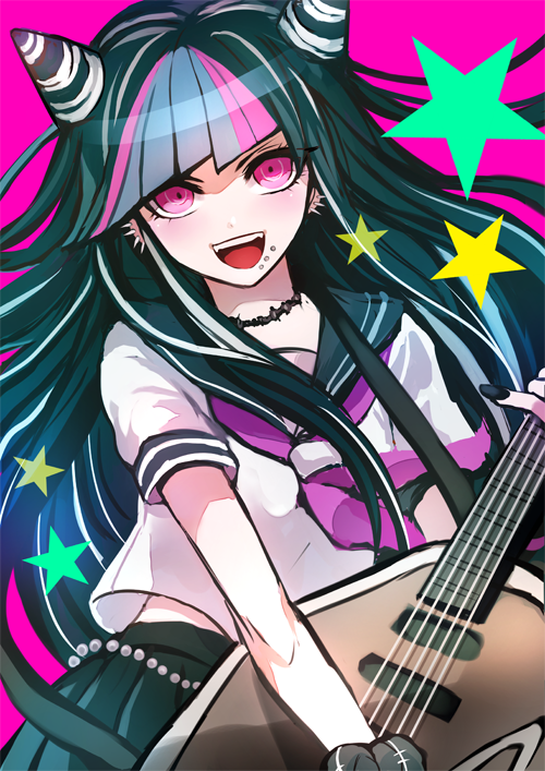 mioda ibuki (danganronpa and 1 more) drawn by chiko_(d04099)