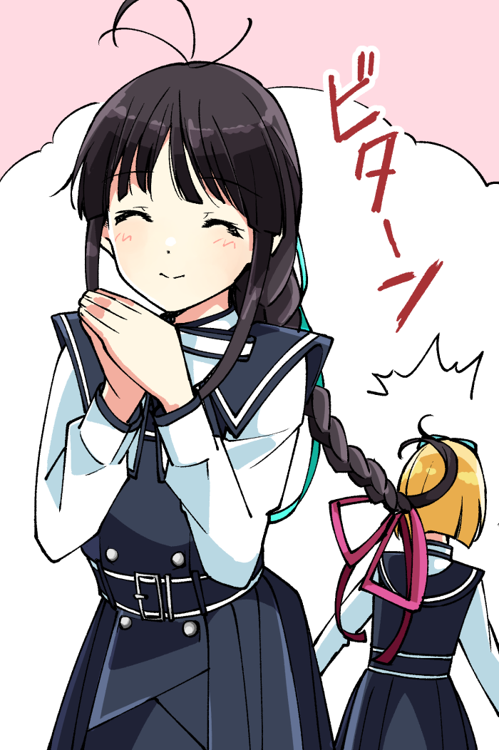 saito nicole and yagami toa (22/7) drawn by trefle_r