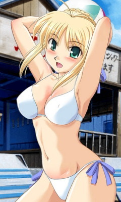 artoria pendragon and saber (fate and 1 more)