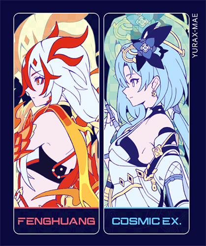 fu hua and griseo (honkai and 1 more) drawn by yurax-mae