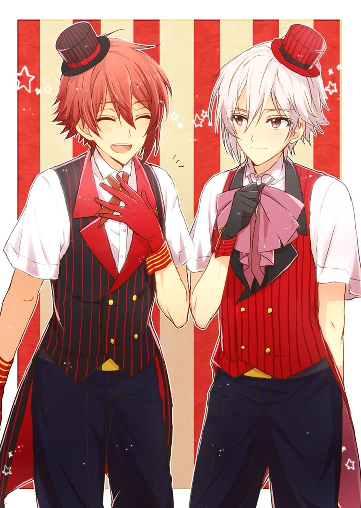 nanase riku and kujou tenn (idolish7) drawn by nau_(rg_sn79)
