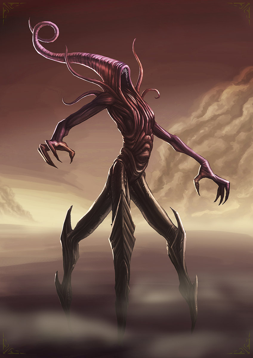 nyarlathotep (original and 1 more) drawn by erkanerturk