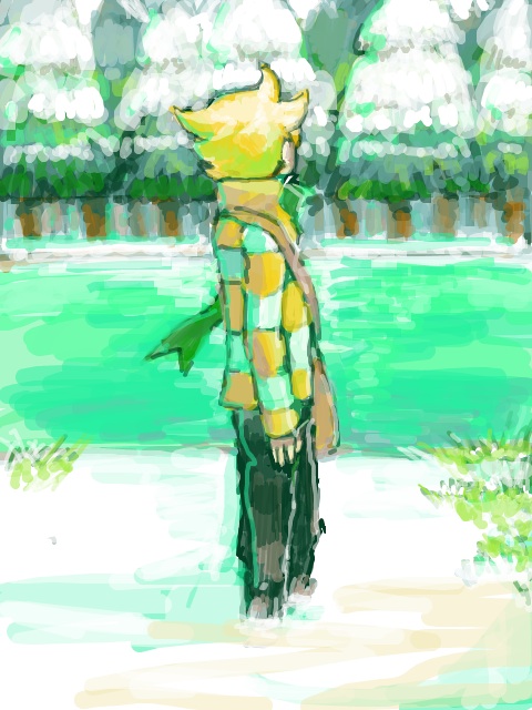 barry (pokemon and 2 more) drawn by yo_mo