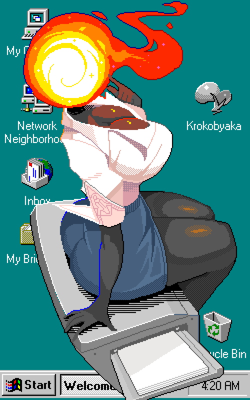 original and 3 more drawn by krokobyaka